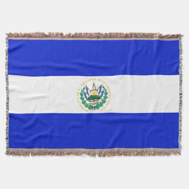 El Salvador flagga Filt (Framsidan)