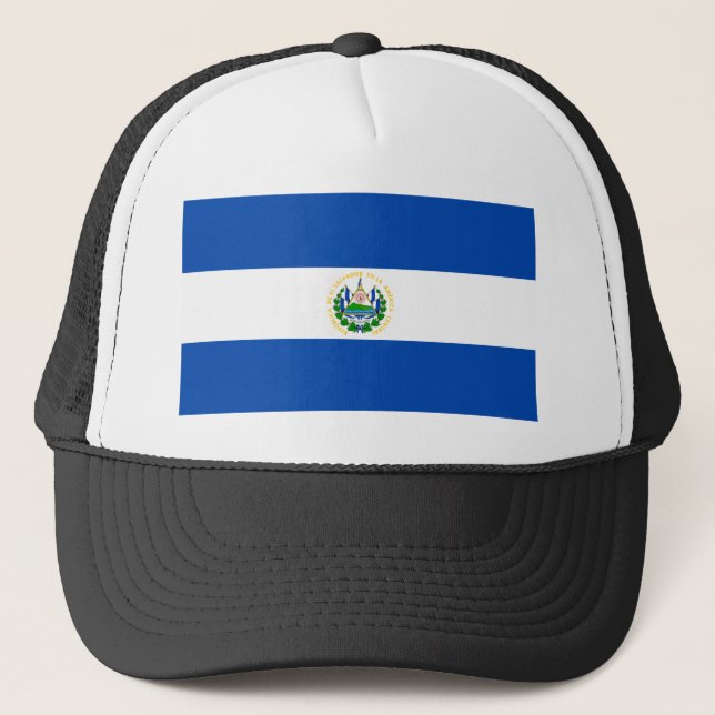 El Salvador Flagga Keps (Framsida)