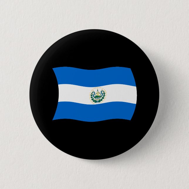 El Salvador Flagga Knapp (Framsida)
