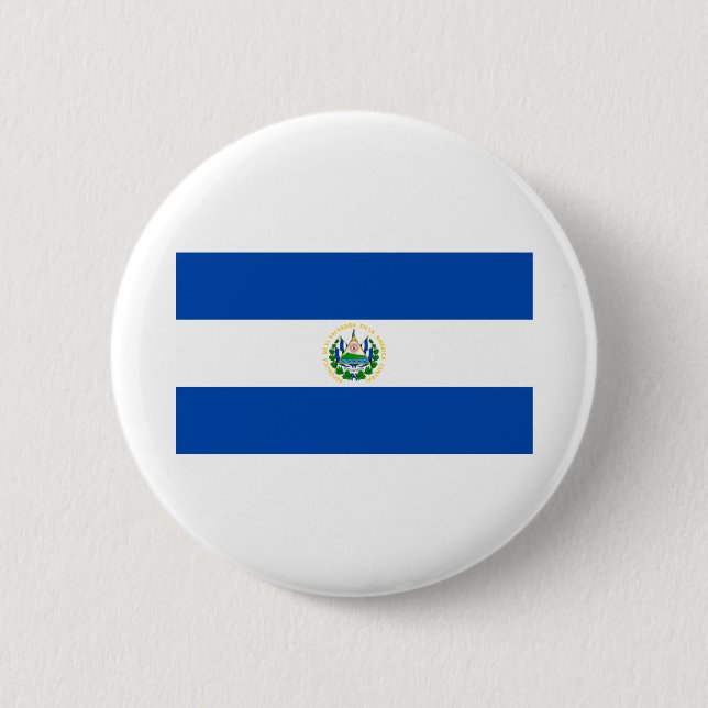 El Salvador Flagga Knapp (Framsida)