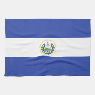 El Salvador flagga Kökshandduk
