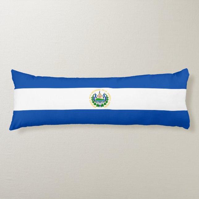 El Salvador Flagga Kroppskudde (Framsidan)