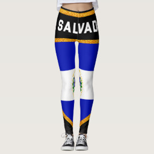 El Salvador flagga Leggings