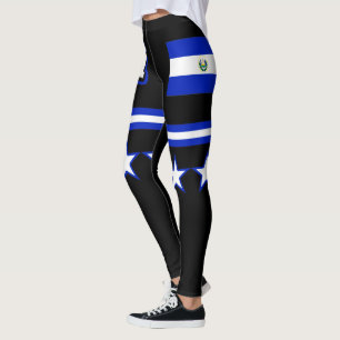 El Salvador flagga Leggings