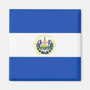 El Salvador Flagga Magnet