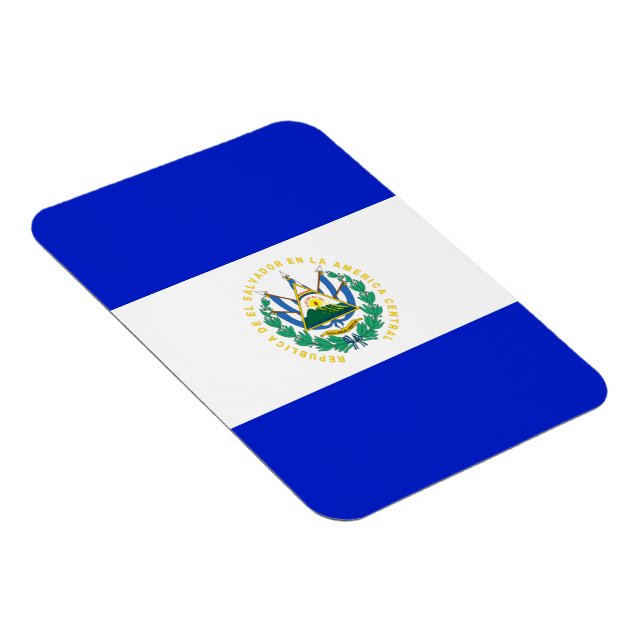 El Salvador flagga Magnet (Högersidan)