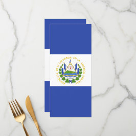 El Salvador flagga Meny