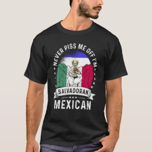 El Salvador Flagga Mexiko Grown Humor Citizen Prid T Shirt