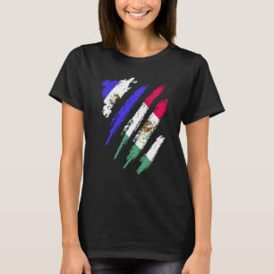 El Salvador Flagga Mexiko Odlade Patriot Land Stre T Shirt