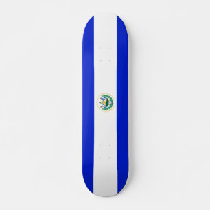 El Salvador flagga Mini Skateboard Bräda 18,5 Cm
