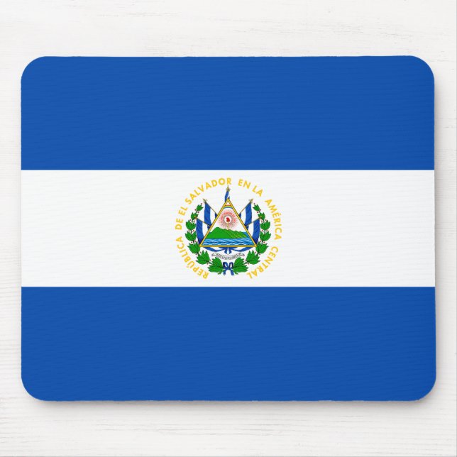 El Salvador Flagga Musmatta (Framsidan)
