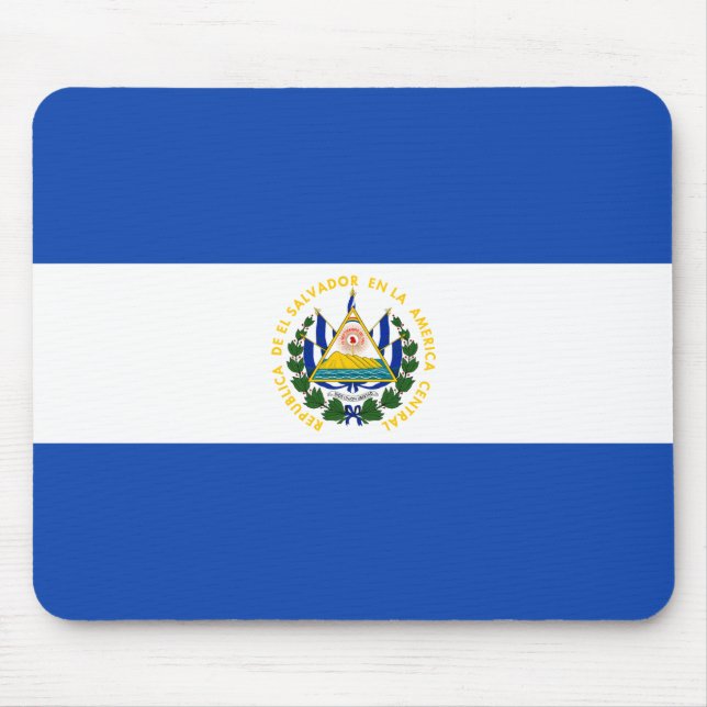 El Salvador Flagga Musmatta (Framsidan)