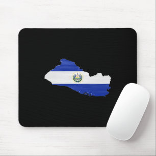 El Salvador flagga och karta Musmatta