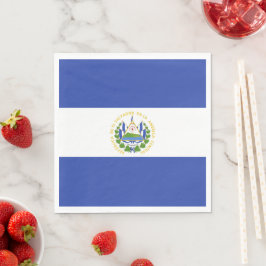 El Salvador flagga Pappersservett