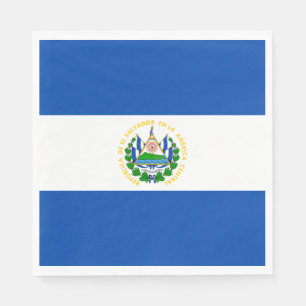 El Salvador Flagga Pappersservett