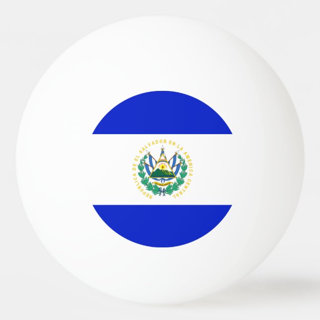 El Salvador flagga Pingisboll (Framsidan)
