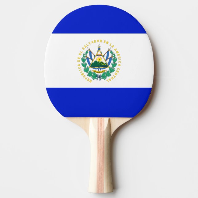 El Salvador flagga Pingisracket (Framsidan)