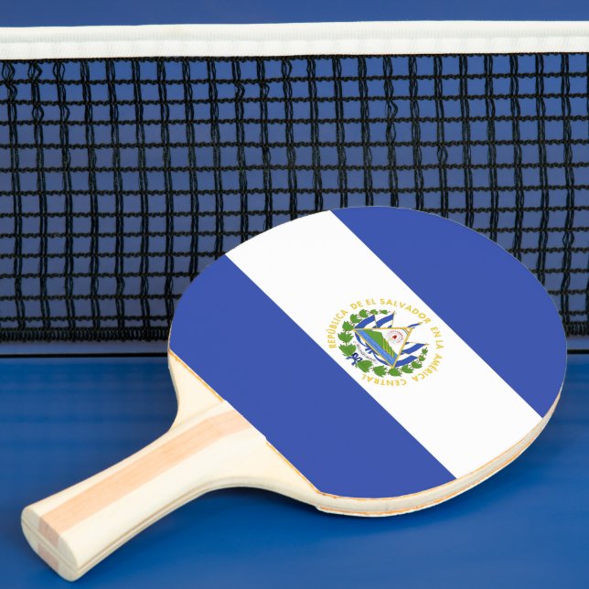 El Salvador flagga Pingisracket (Insitu)