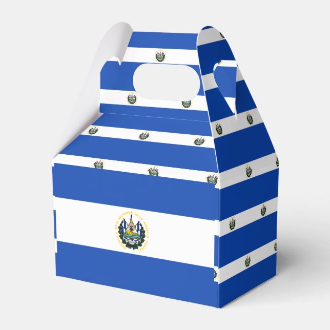 El Salvador Flagga Presentaskar (Baksidan Sidan)