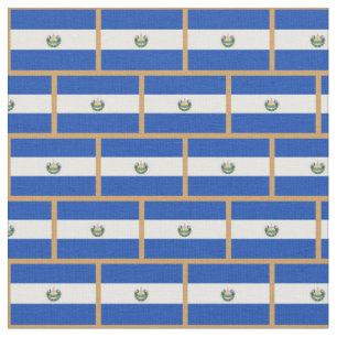 El Salvador Flagga & Salvador mode Fabric/sport Tyg