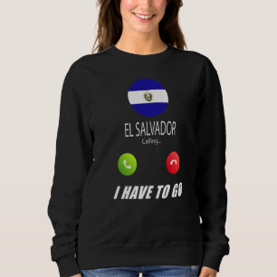 El Salvador Flagga Souvenir El Salvador begär orde T Shirt