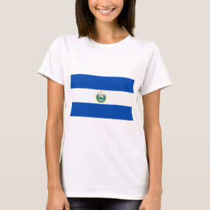 El Salvador Flagga T Shirt