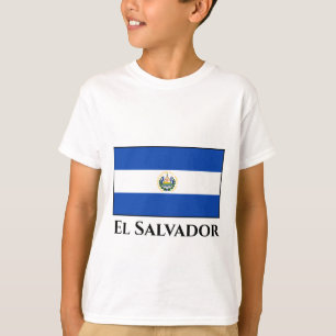 El Salvador Flagga T Shirt