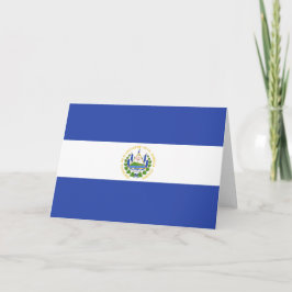 El Salvador flagga Tack Kort