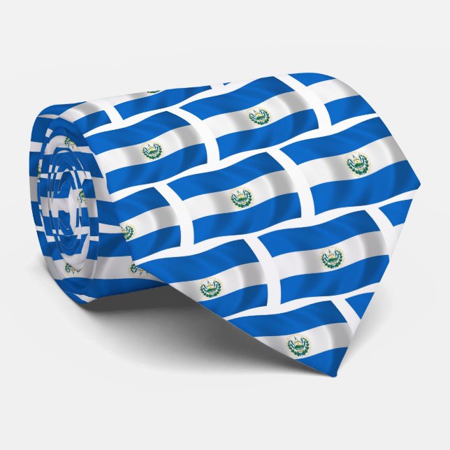 El Salvador Flagga Tie Slips (Rullad)