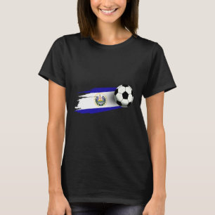 El Salvador Flagga Tröja Salvadorean Fotbollslag S