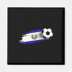 El Salvador Flagga Tröja Salvadorean Fotbollslag S Magnet