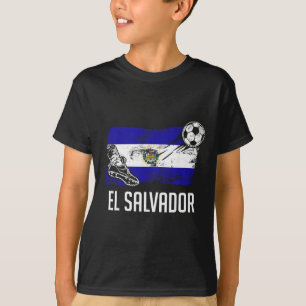El Salvador Flagga Tröja Salvadoreanska Fotbollsla