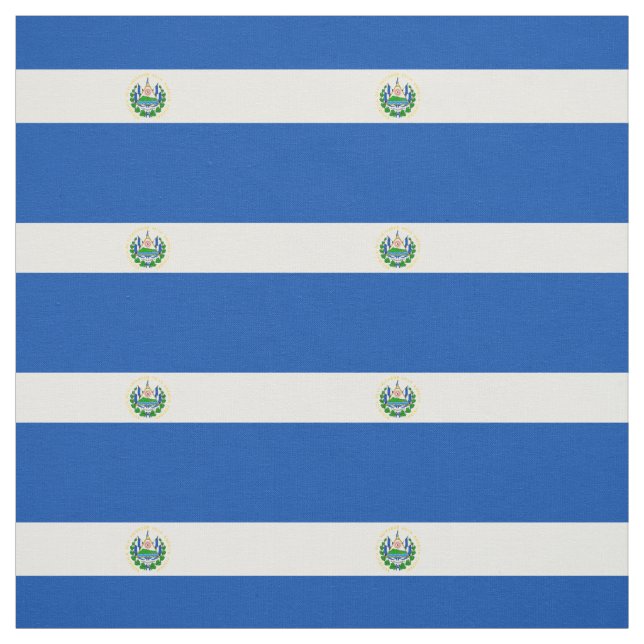 El Salvador Flagga Tyg (Provkarta)