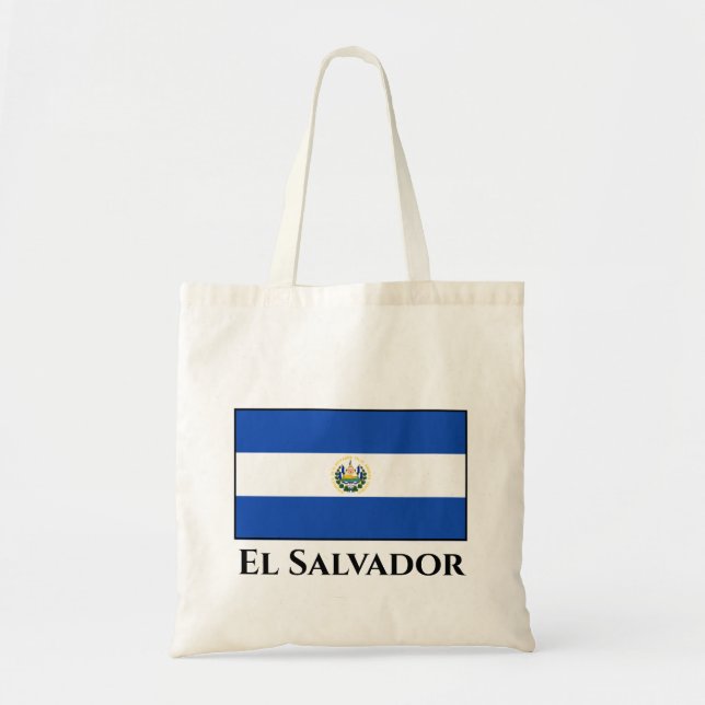 El Salvador Flagga Tygkasse (Framsidan)
