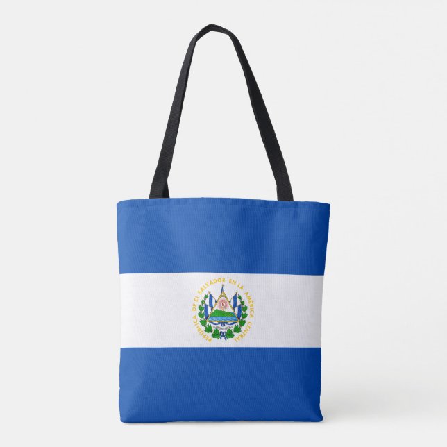El Salvador Flagga Tygkasse (Baksida)