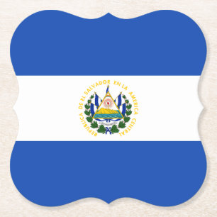 El Salvador Flagga Underlägg Papper