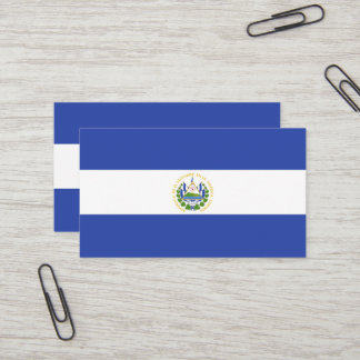 El Salvador flagga Visitkort
