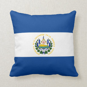 El Salvador Flagga x Flagga Pillow Kudde
