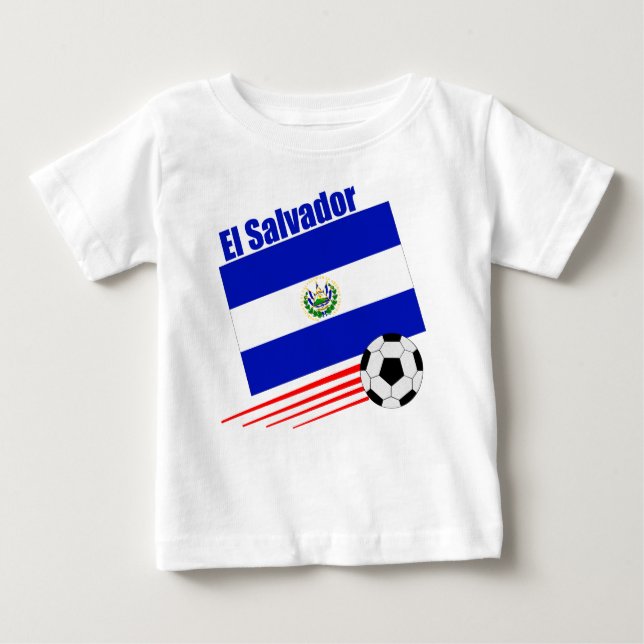 El Salvador fotbolllag T Shirt (Framsida)