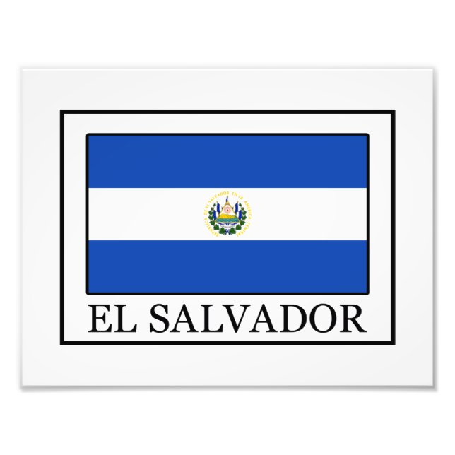 El Salvador Fototryck (Framsidan)