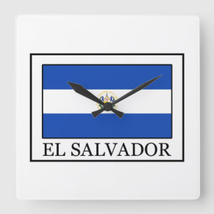 El Salvador Fyrkantig Klocka