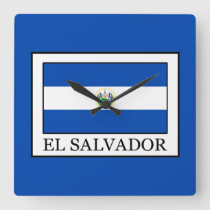 El Salvador Fyrkantig Klocka