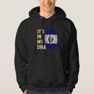 El Salvador i mitt salvadoranska Flagga Salvad Hoodie