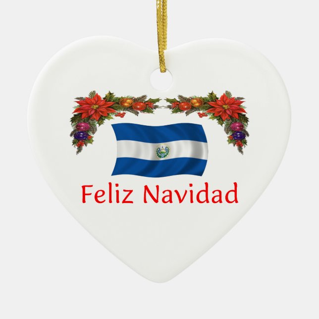 El Salvador jul Julgransprydnad Keramik (Framsidan)