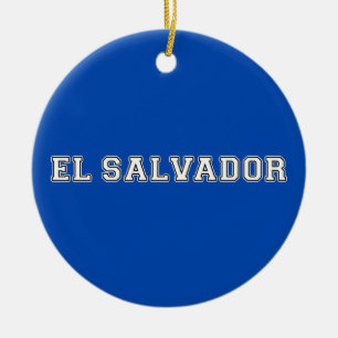 El Salvador Julgransprydnad Keramik