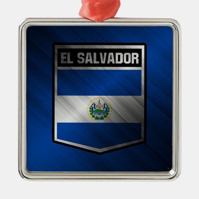 El Salvador Julgransprydnad Metall (Framsidan)