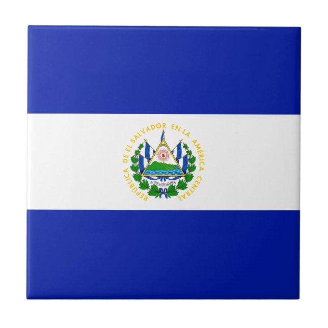 El Salvador Kakelplatta (Framsidan)