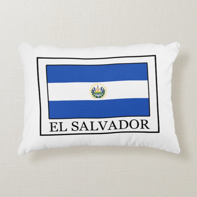 El Salvador-kudden Prydnadskudde (Framsidan)