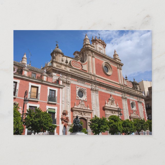 El Salvador-kyrkan i Sevilla Vykort (Framsida)