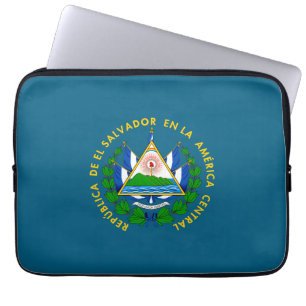 El Salvador lands coat vapen symbol emblem flagga Laptop Fodral